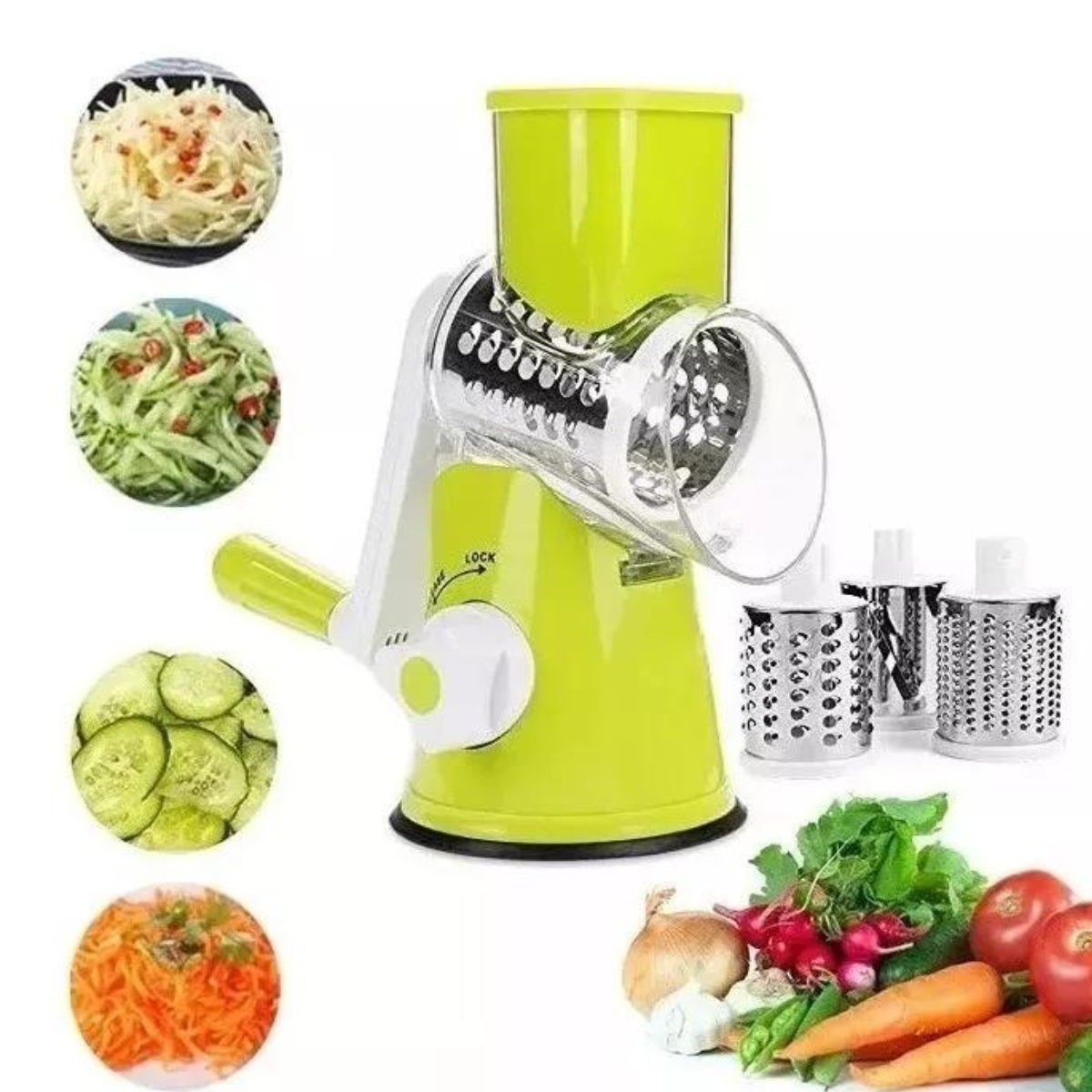 Picadora Manual Multifunción Pro 3 Cuchillas