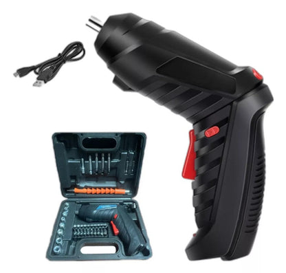 Destornillador Inalámbrico + Linterna Táctica LED GRATIS