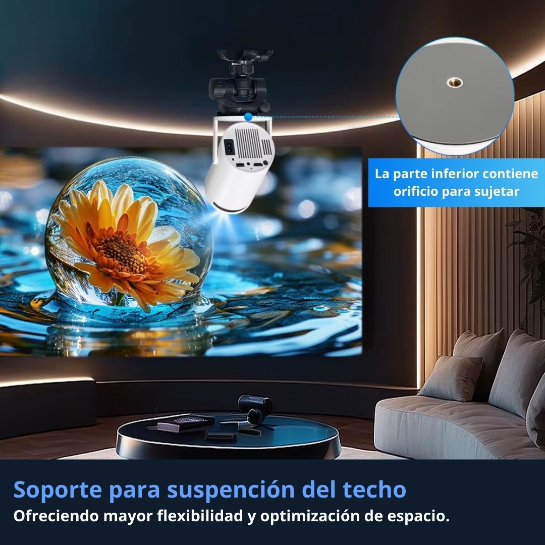 Proyector Portátil Wifi 4K