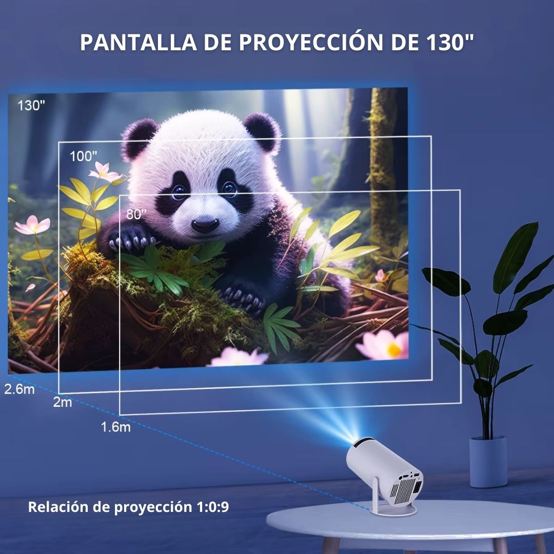 Proyector Portátil Wifi 4K