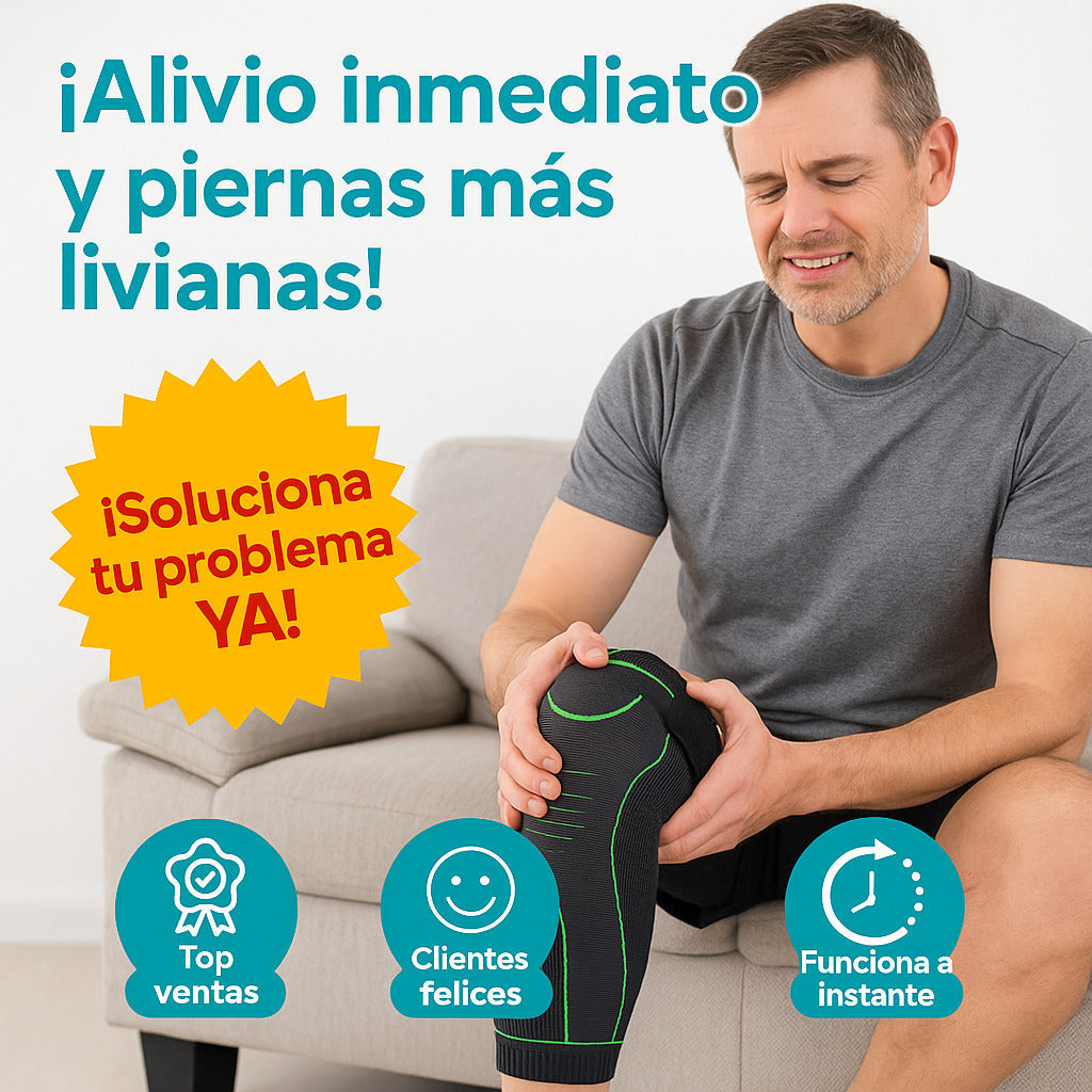 Medias rodillera de Acupresión – Alivio, soporte y piernas más livianas🧦✨
