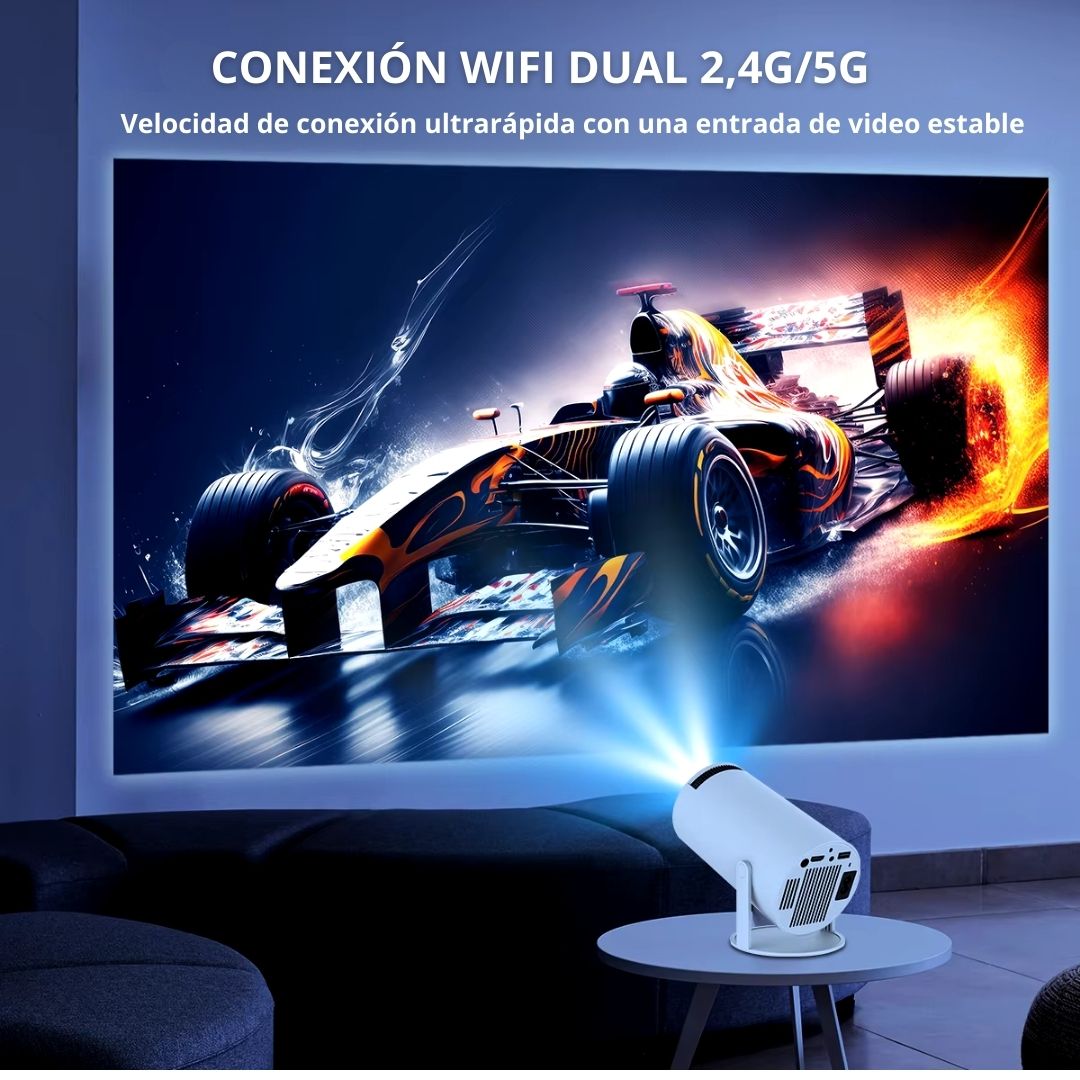 Proyector Portátil Wifi 4K