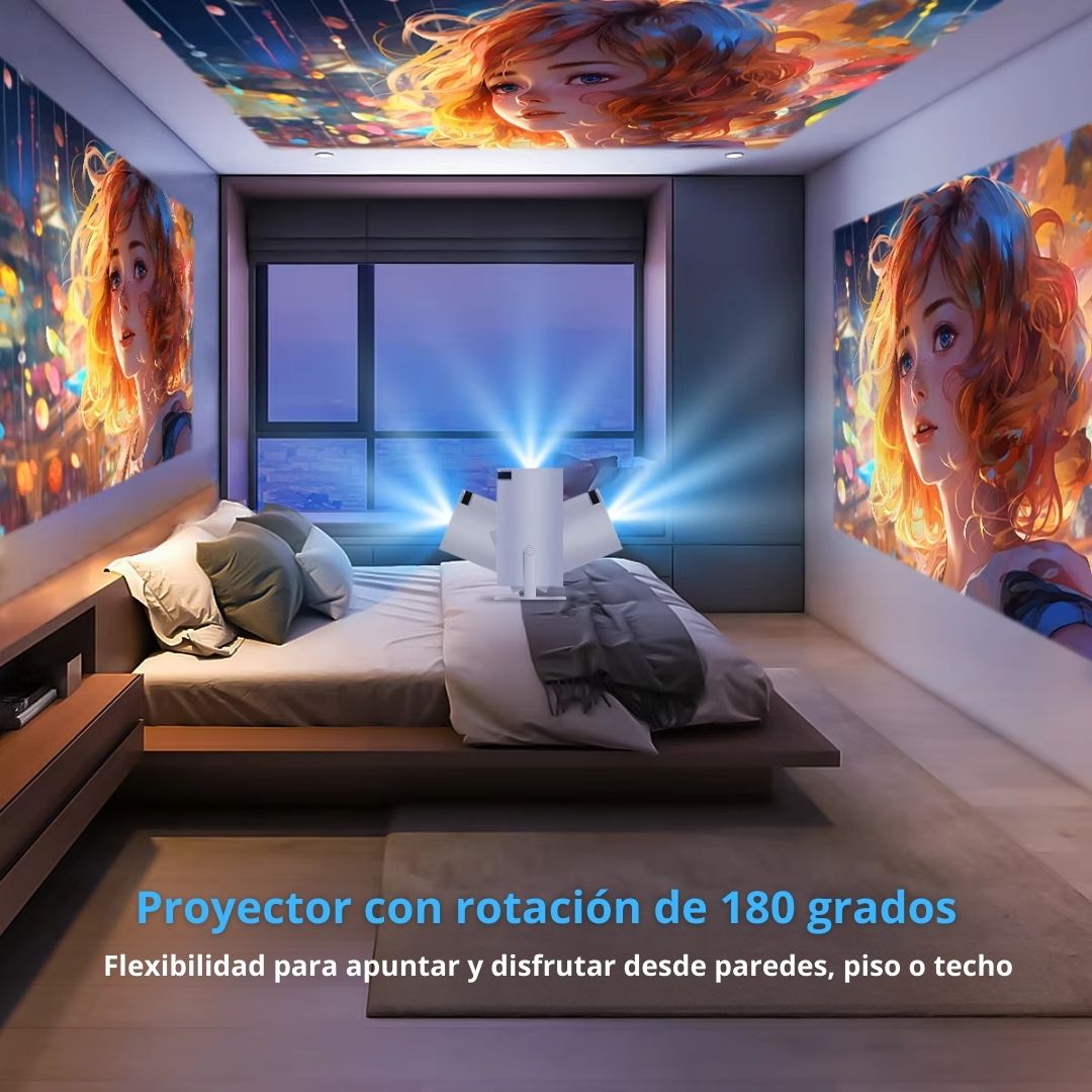 Proyector Portátil Wifi 4K