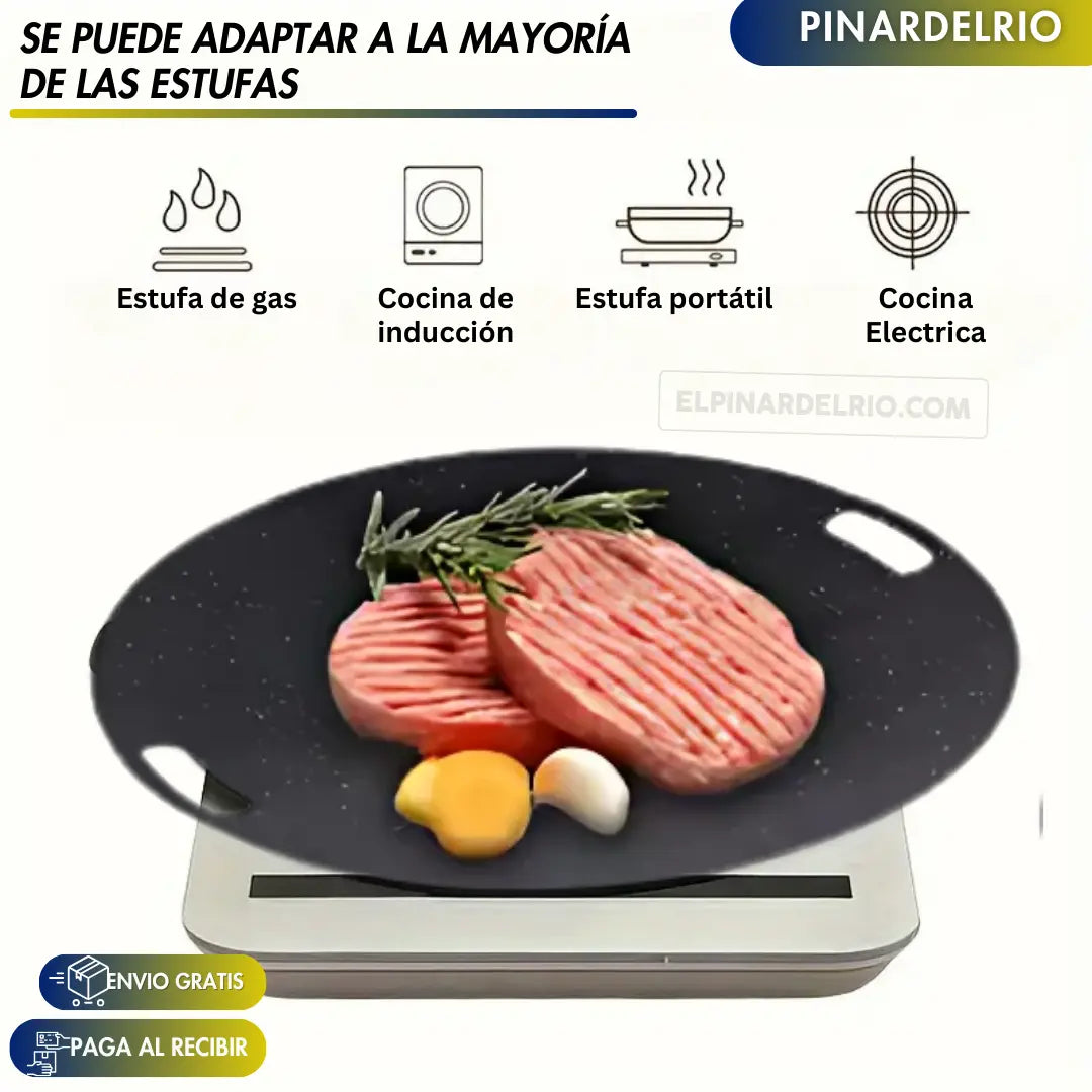 Sarten StoneGrill Coreano ¡De regalo! “50 Recetas para tu Sartén”
