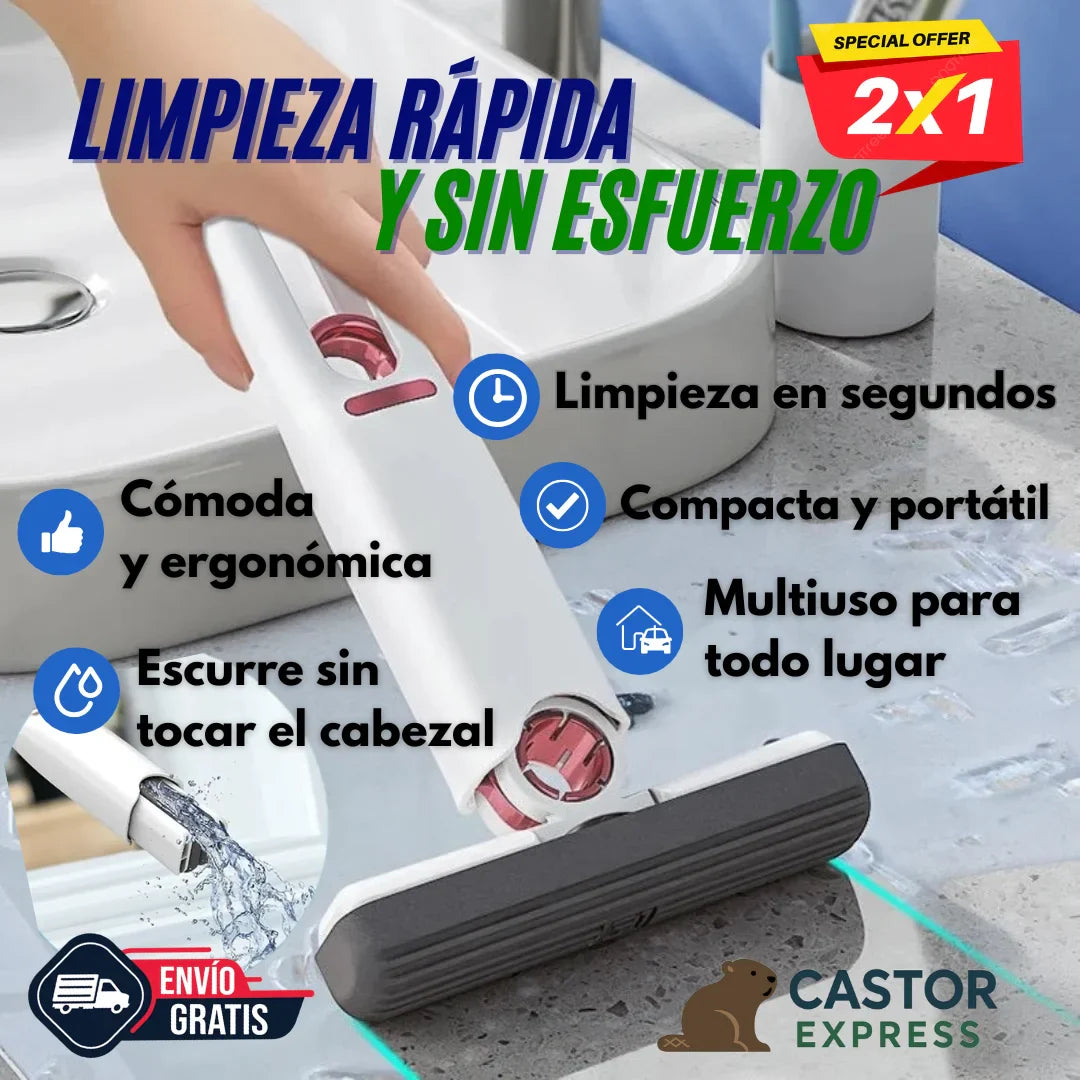 . 2X1 SwiftMop - Giro y Autoescurrido – Hogar limpio y ordenado sin complicaciones