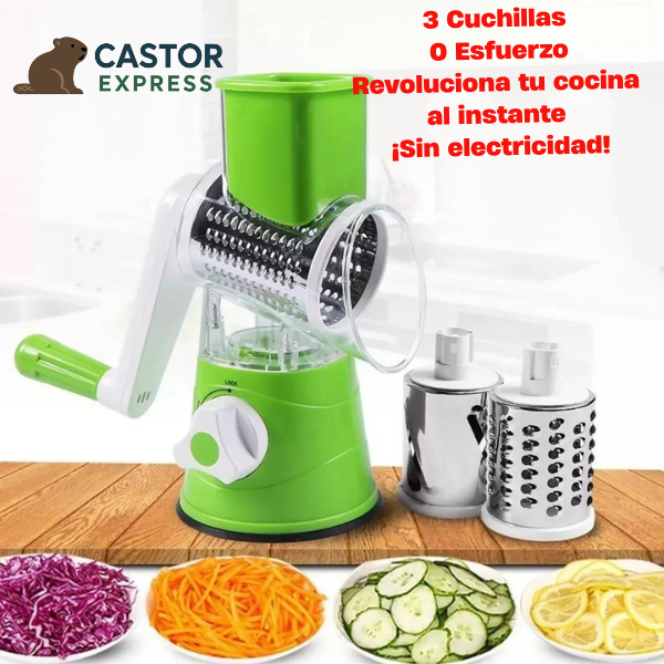 Picadora Manual Multifunción Pro 3 Cuchillas