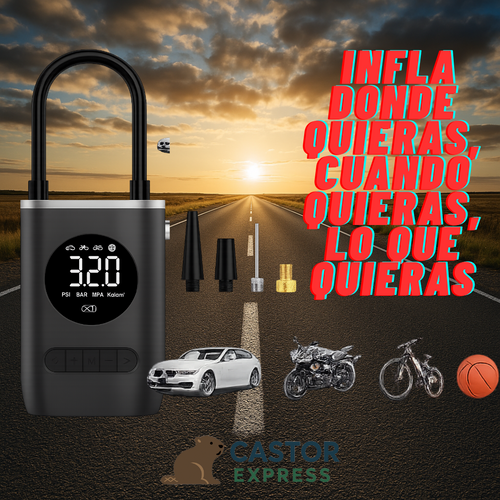 🚗 Smart Air - Inflador Inalámbrico Inteligente de Mano – ¡Potencia y Precisión en tu Bolsillo! Últimas unidades