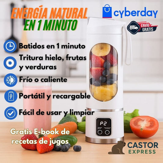 . Mini Blender Portátil USB - Tritura y Mezcla Fácil - Energía Natural en Segundos